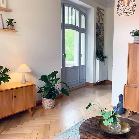 Apartment Ruhig Zentral Privatparkplatz Historischer Stuckaltbau Dresden