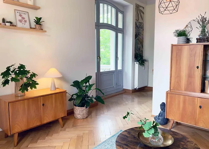 Appartement Ruhig Zentral Privatparkplatz Historischer Stuckaltbau Dresden